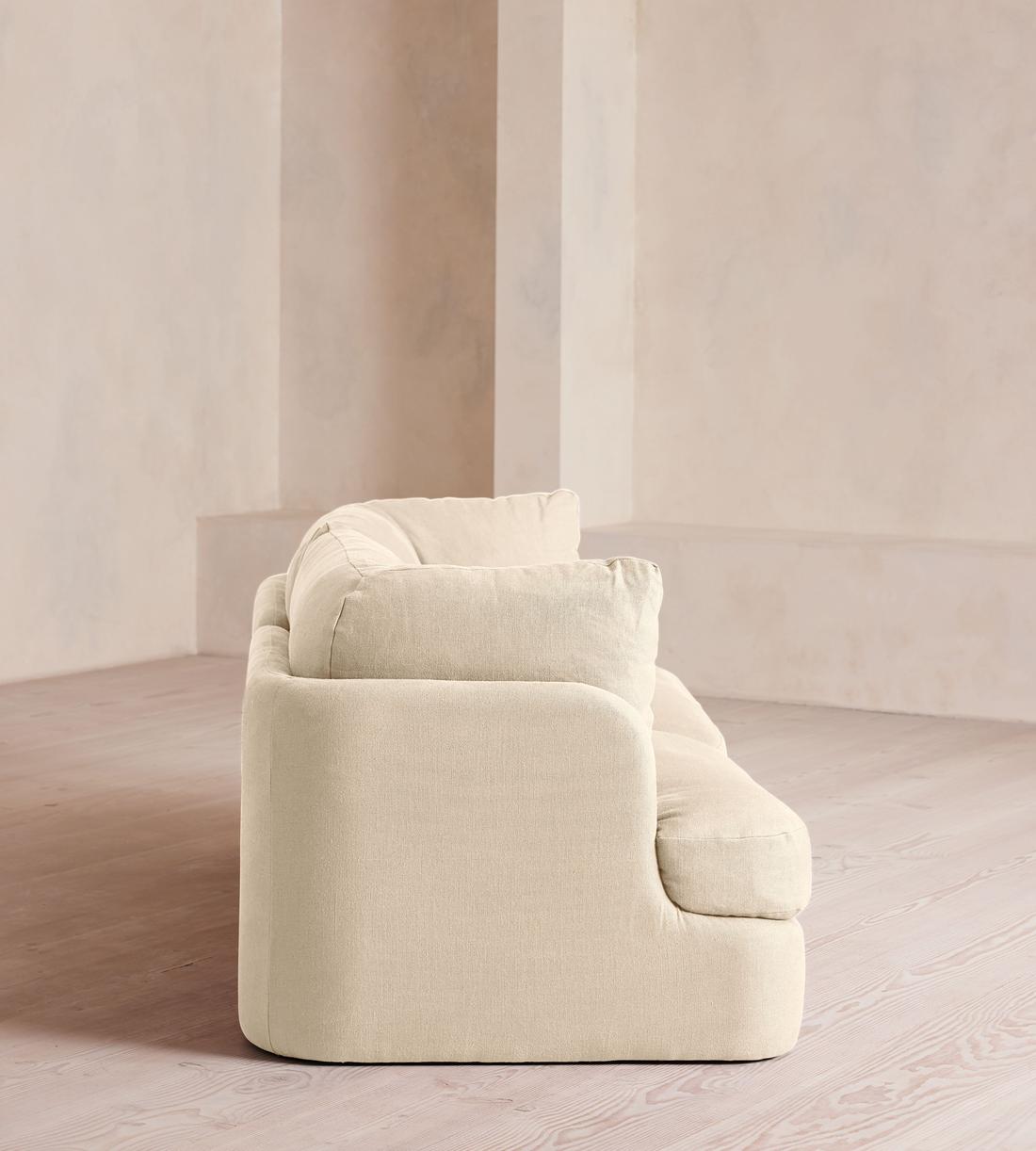 Odell Modular Sofa - Three Seater - Linen - Bisque - Images - Image 3