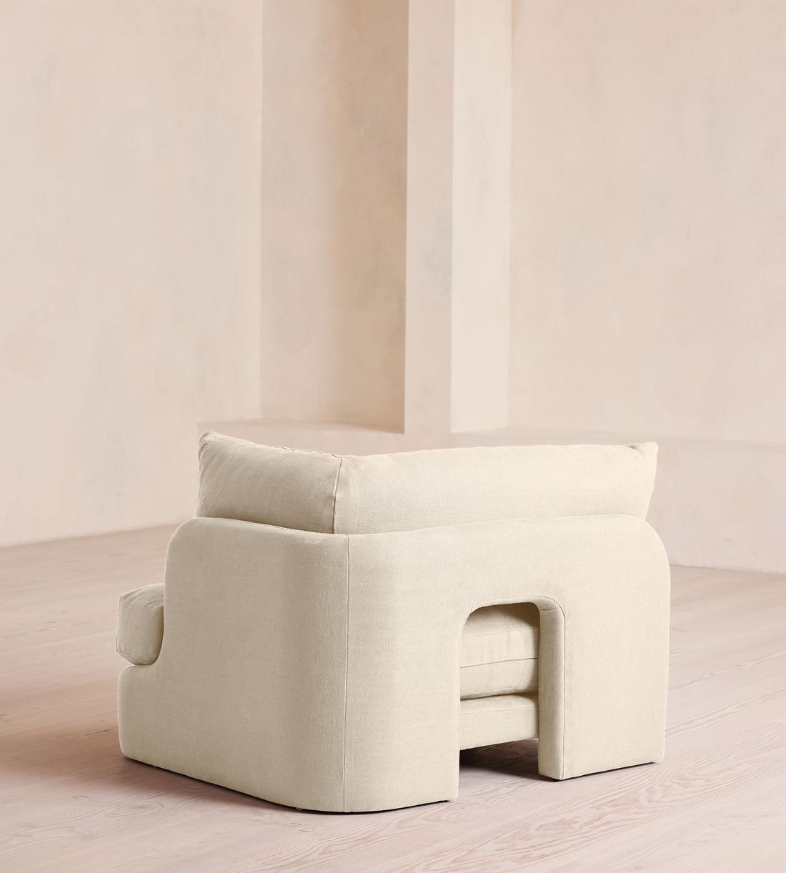Odell Sectional Sofa - Left Arm Module - Linen - Bisque - US - Image 6