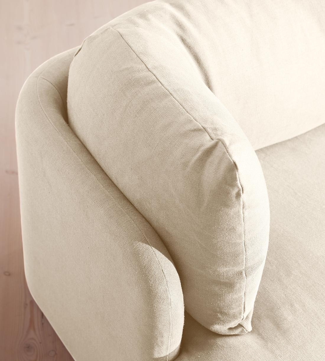 Odell Sectional Sofa - Corner Module - Linen - Bisque - US - Image 5