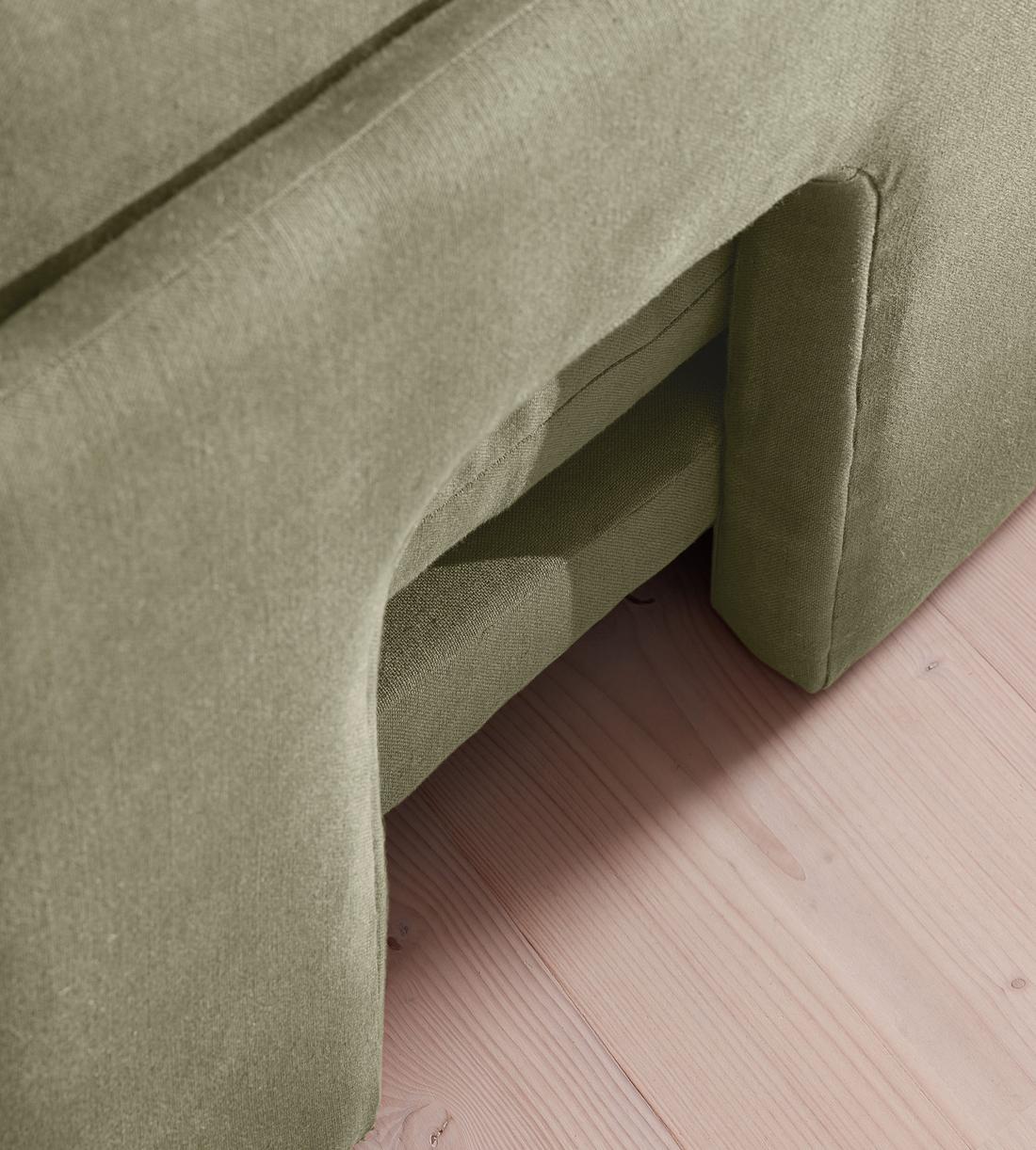 Odell Sectional Sofa - Left Arm Module - Linen - Sage - US - Image 5