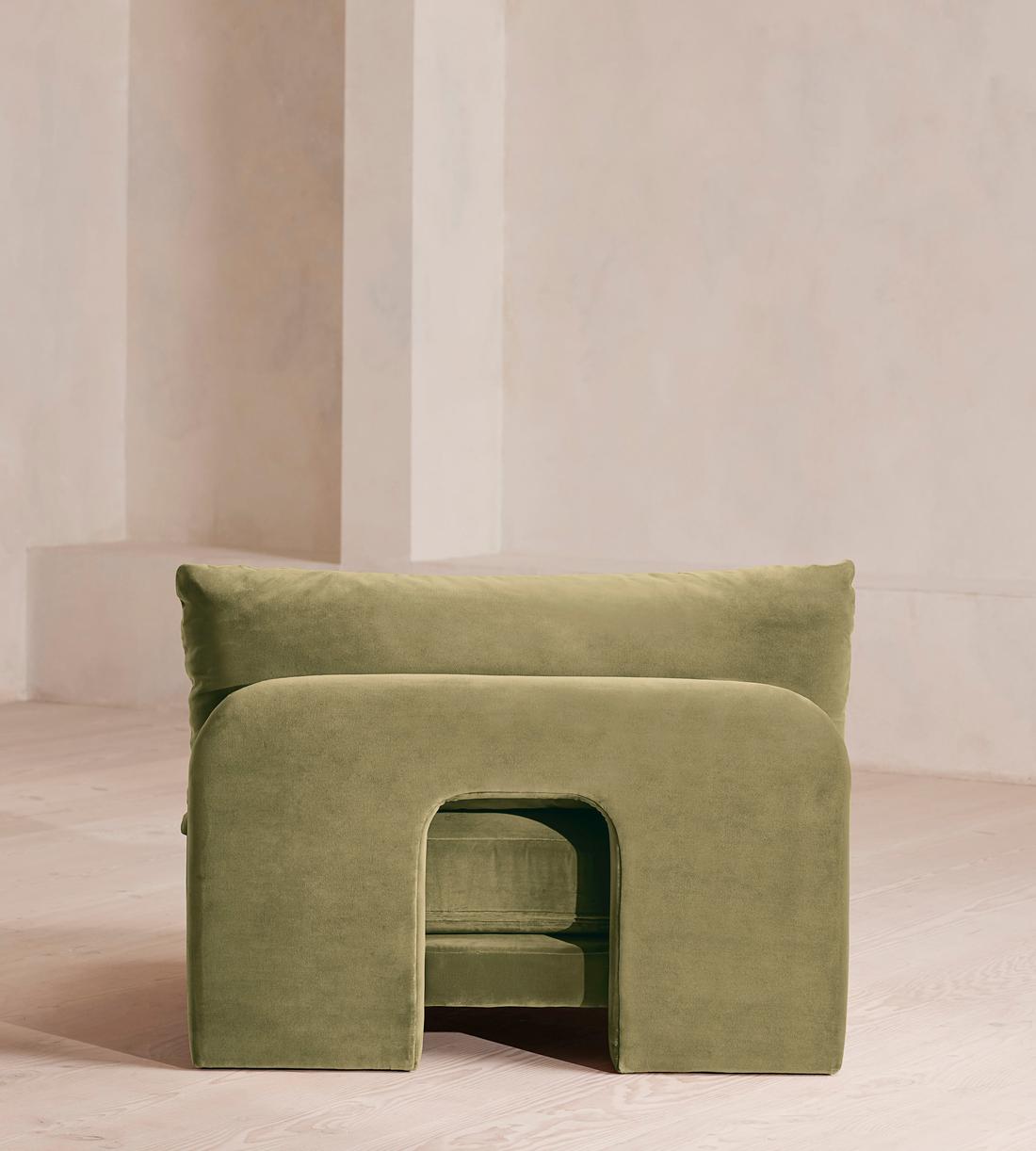 Odell Deeper Sit Modular Sofa - Right Arm Module - Velvet Lichen - Image 4