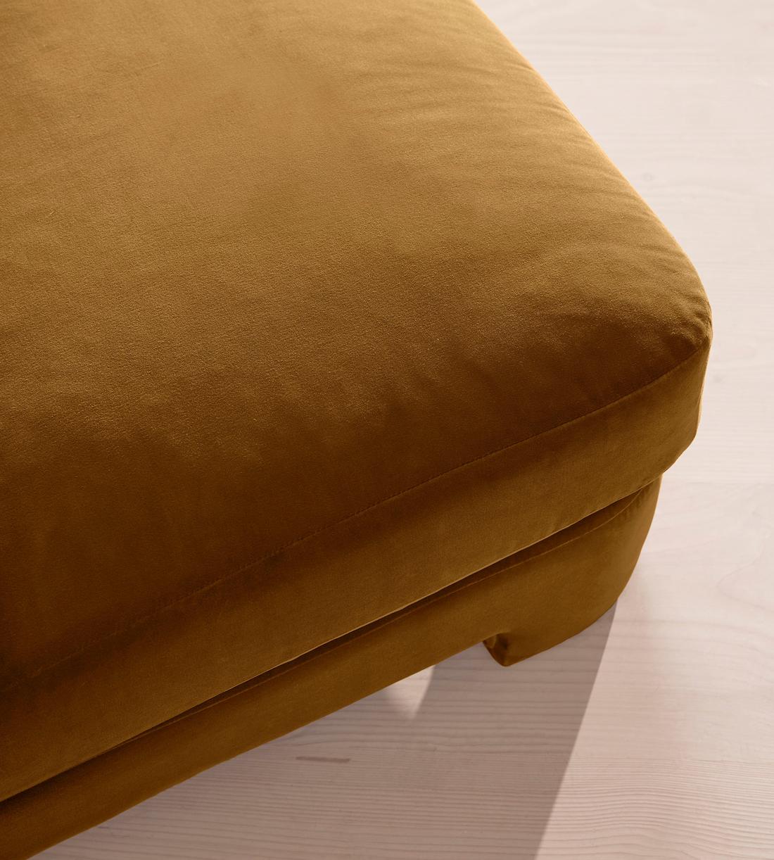 Odell Armless Module - Velvet - Mustard - Image 5