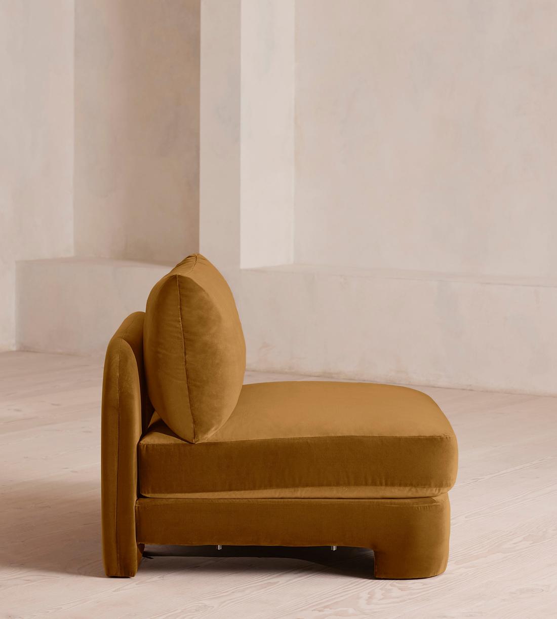 Odell Armless Module - Velvet - Mustard - US - Image 3