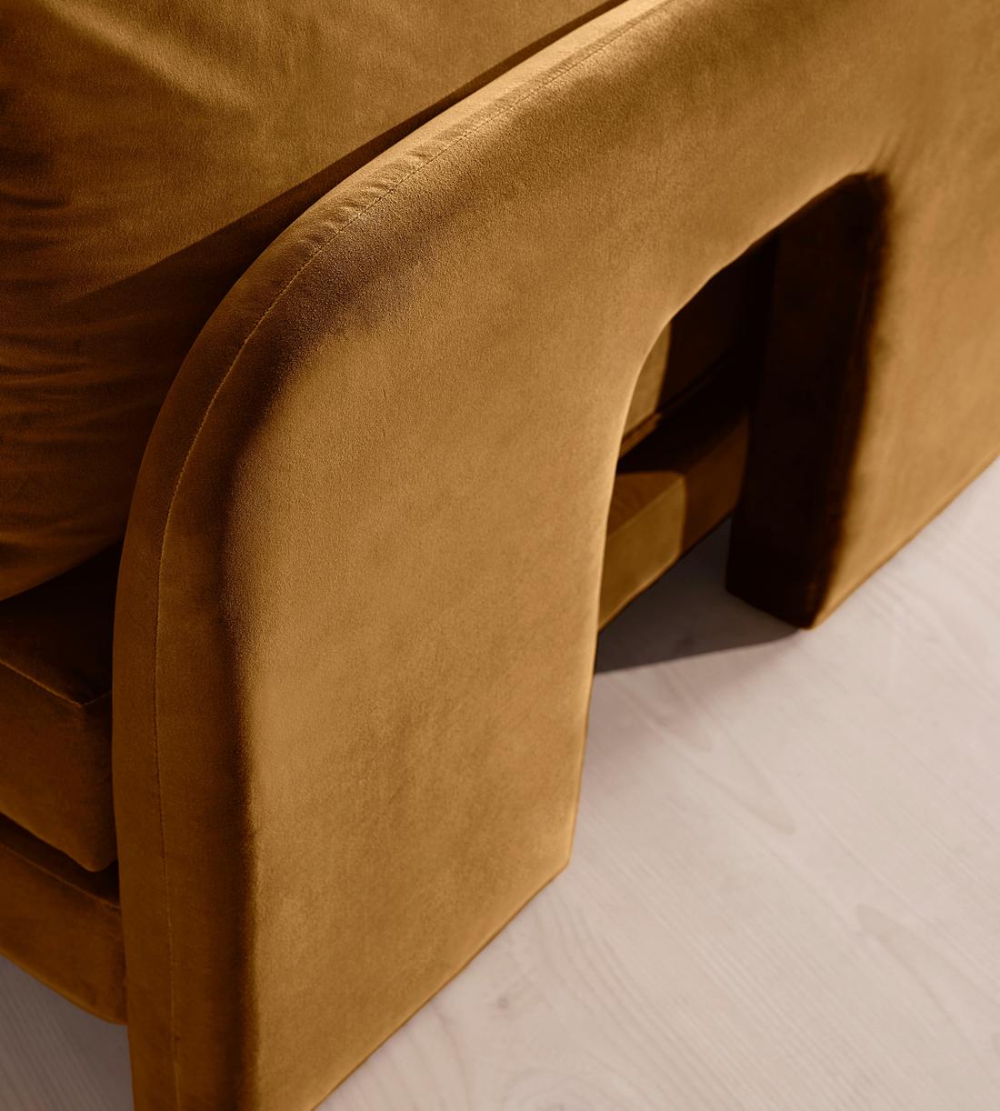 Odell Armless Module - Velvet - Mustard - US - Image 5