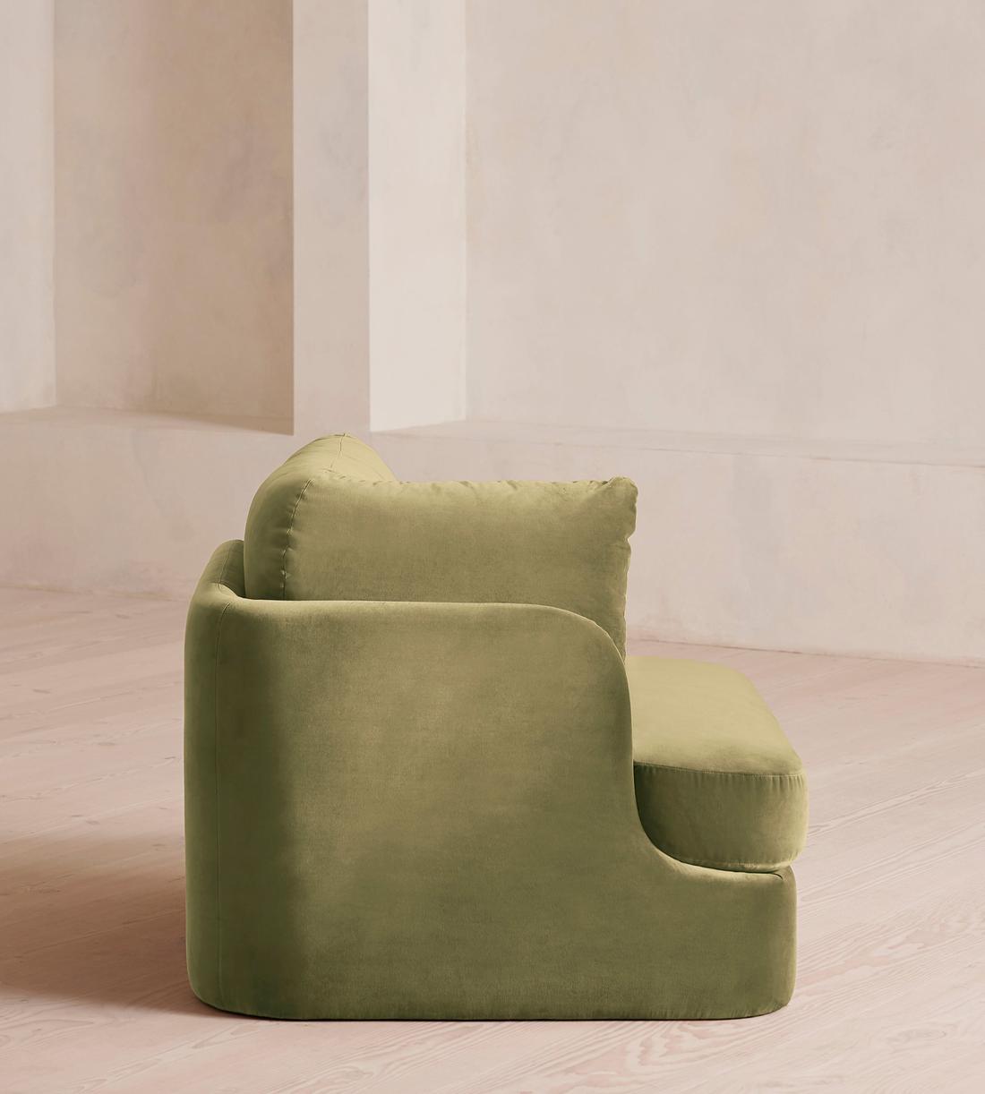 Odell Deeper Sit Modular Sofa - Right Arm Module - Velvet Lichen - Image 9