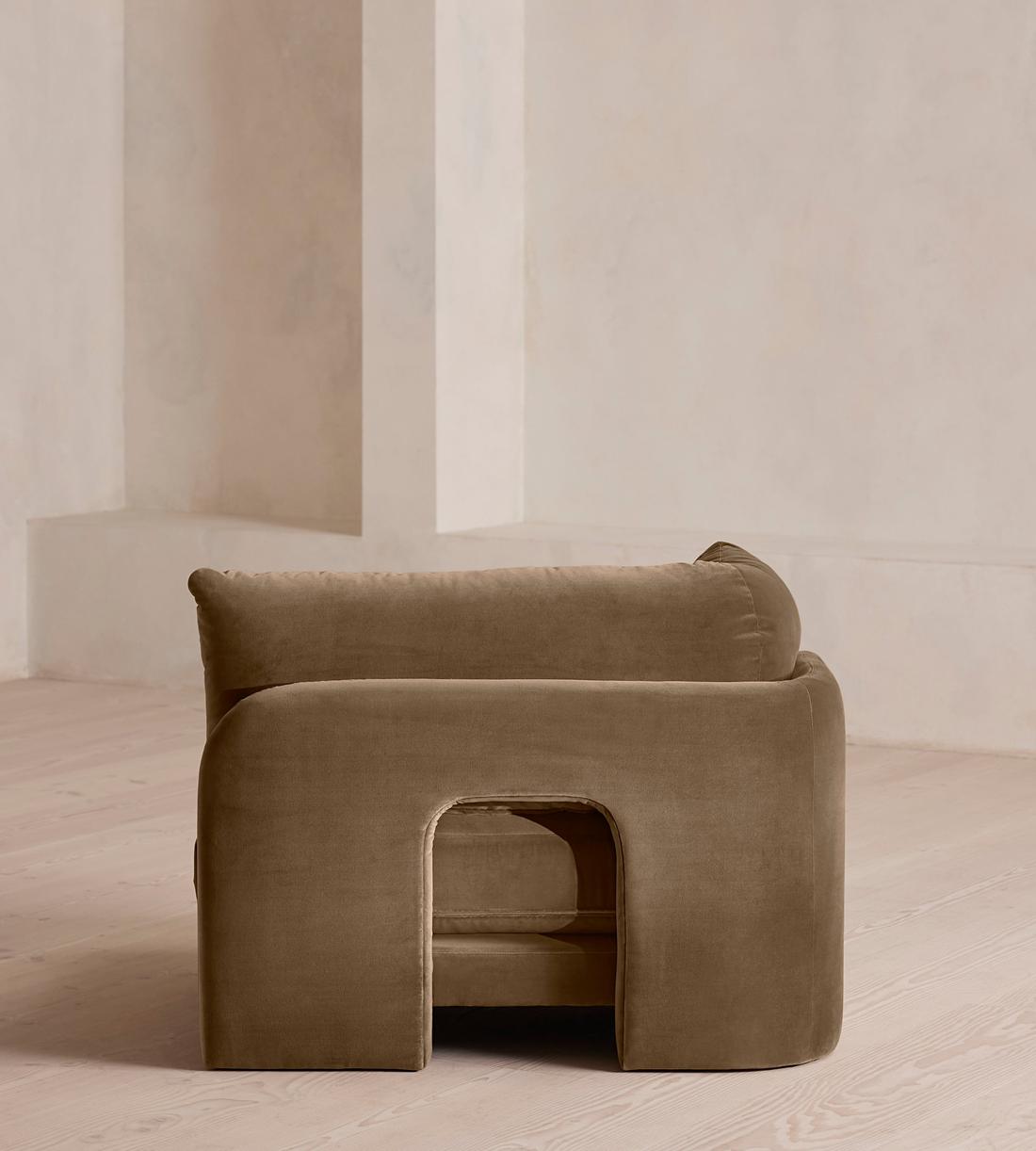 Odell Deeper Sit Sectional Sofa - Left Arm Module - Truffle Velvet - US - Image 4