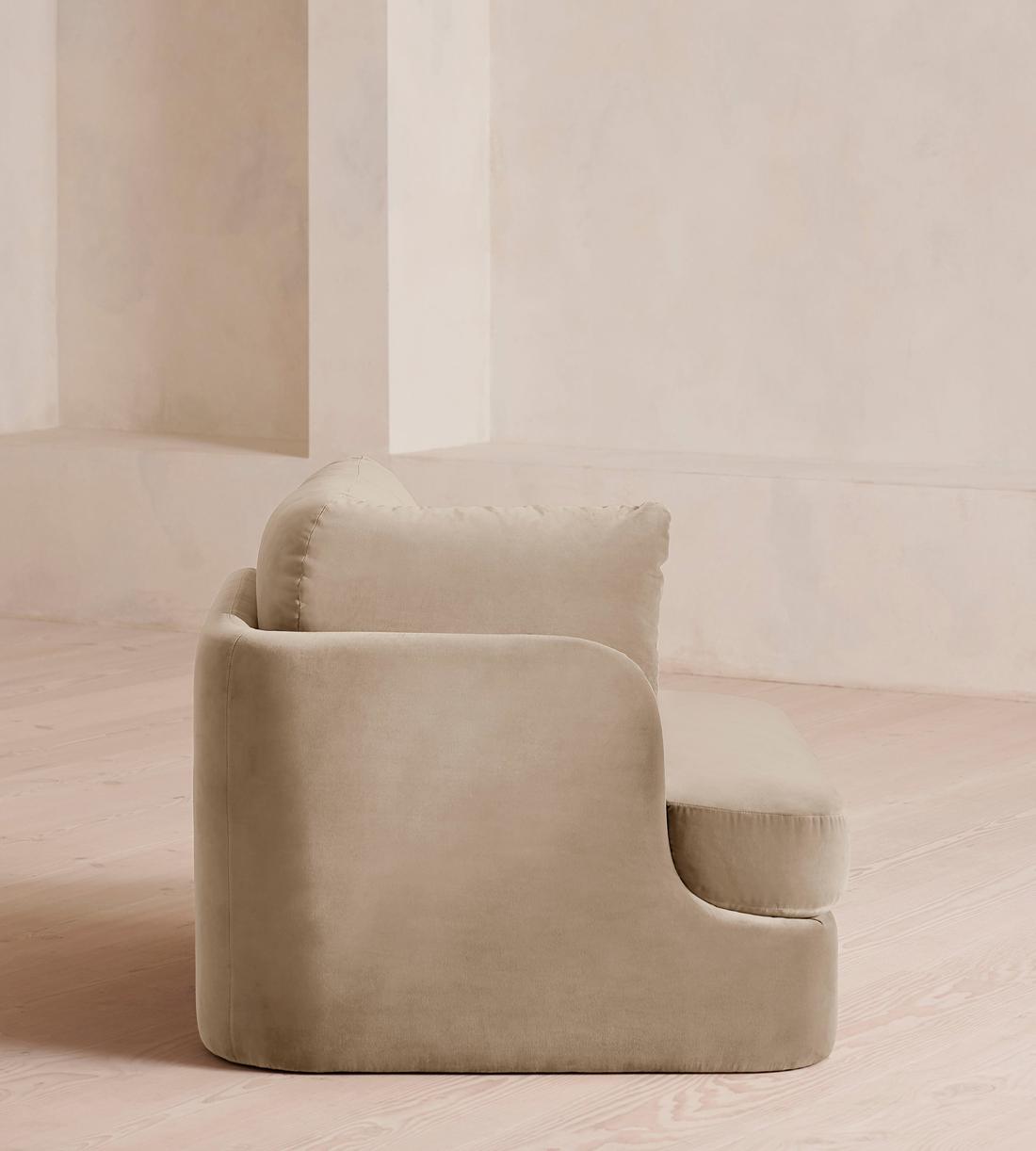 Odell Deeper Sit Sectional Sofa - Left Arm Module - Oyster Velvet - US - Image 3
