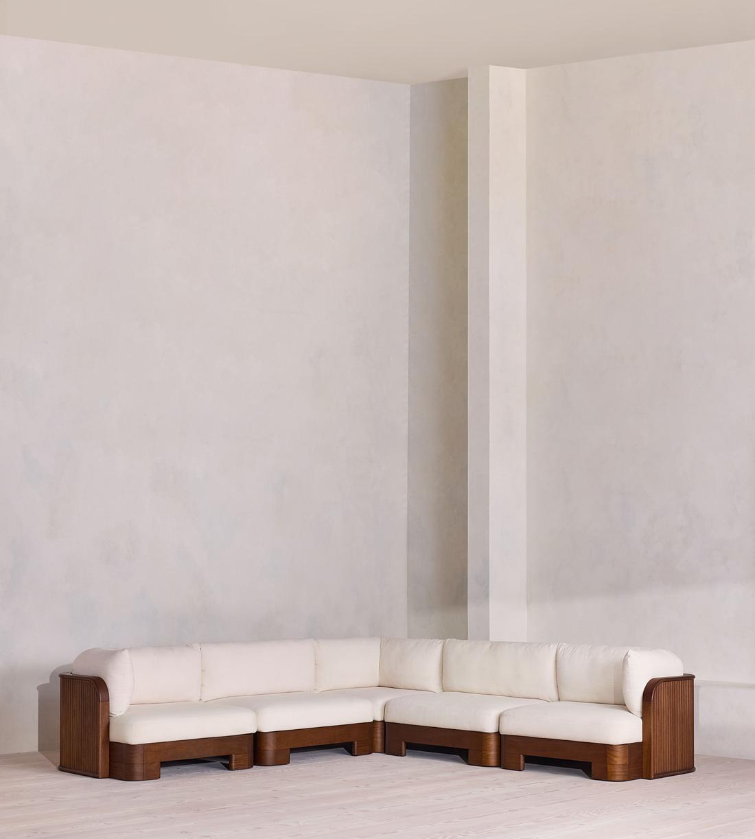 Odell Outdoor Sofa - Corner Module - Off White - UK - Images - Image 6