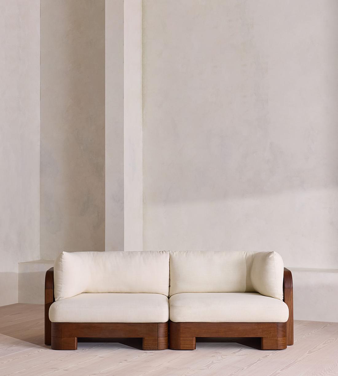Odell Outdoor Three Seater Sofa - Off White - UK - Listing - Image 5