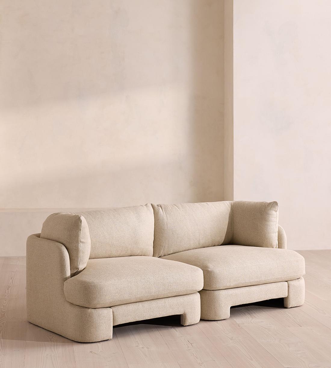 Odell Modular Sofa - Three Seater - Textured Linen - Listing - Image 2