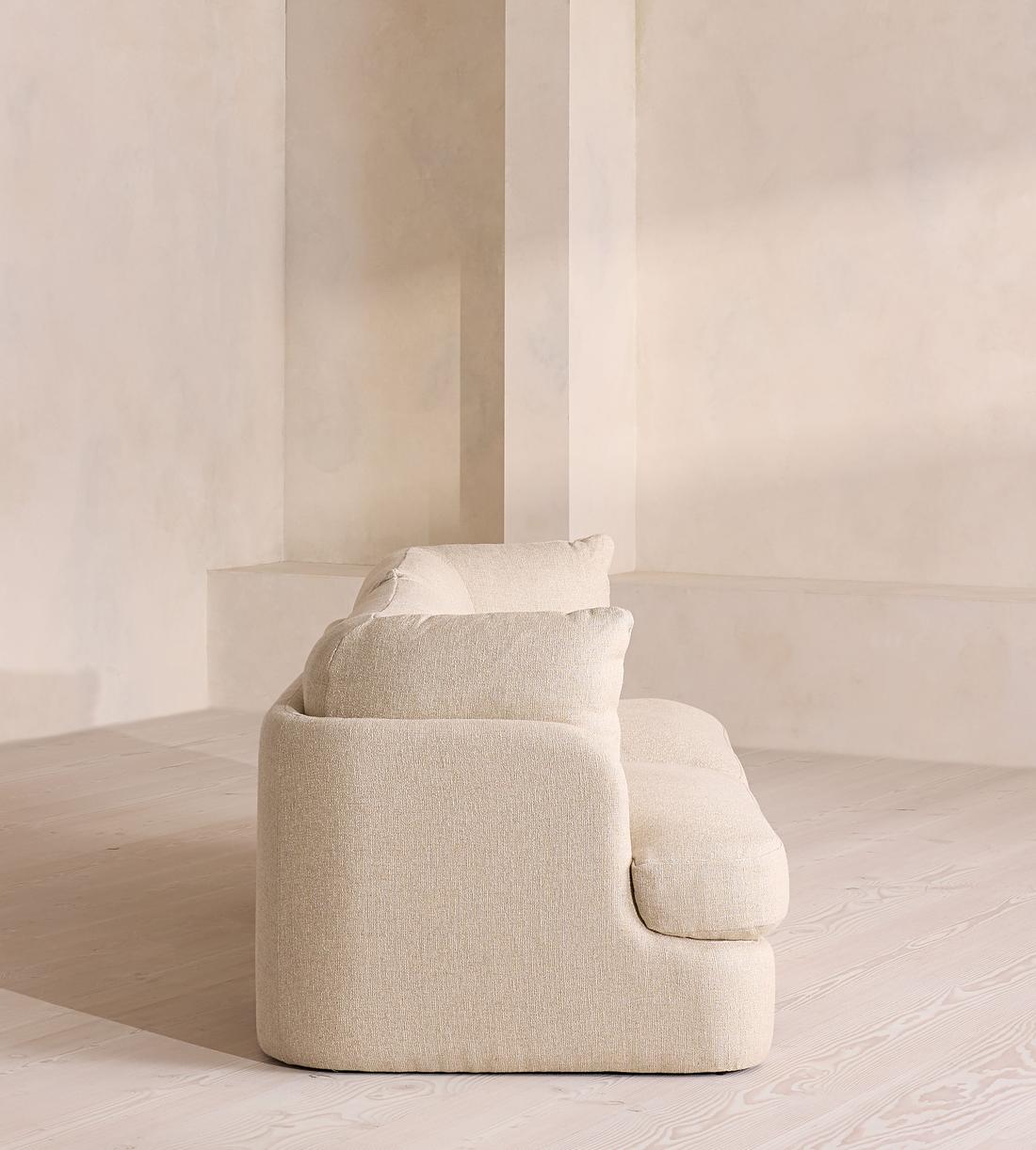 Odell Modular Sofa - Three Seater - Textured Linen - Images - Image 3