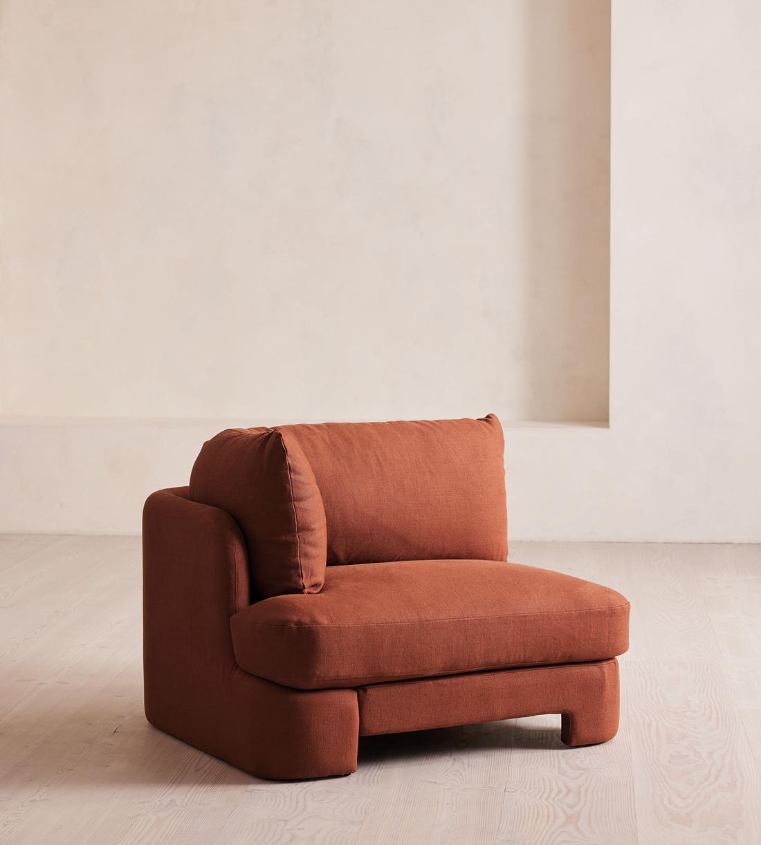 Odell Sectional Sofa - Left Arm Module - Linen - Sienna - US - Image 2