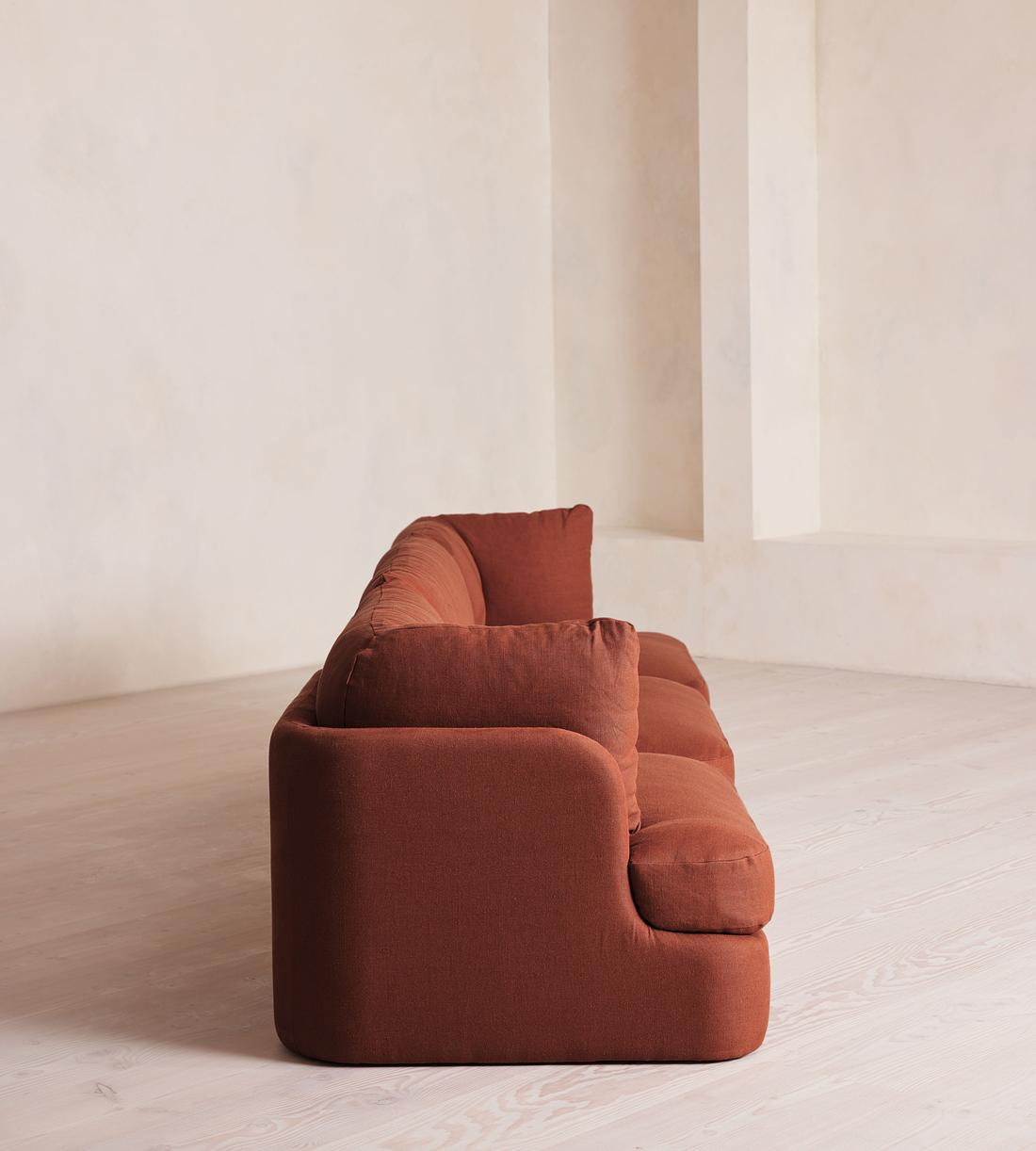 Odell Modular Sofa - Four Seater - Linen - Sienna - Images - Image 3