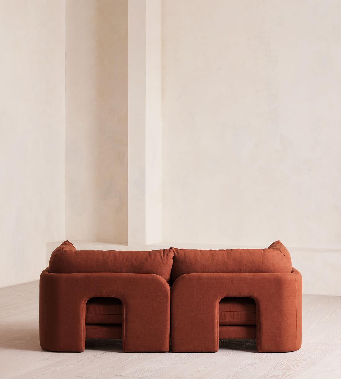 Odell Modular Sofa - Three Seater - Linen - Sienna - Images - Image 4