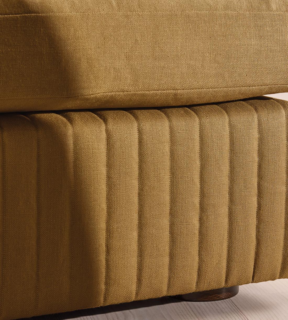 Oona Modular Sofa - Corner Module - Linen - Ochre - UK - Image 5