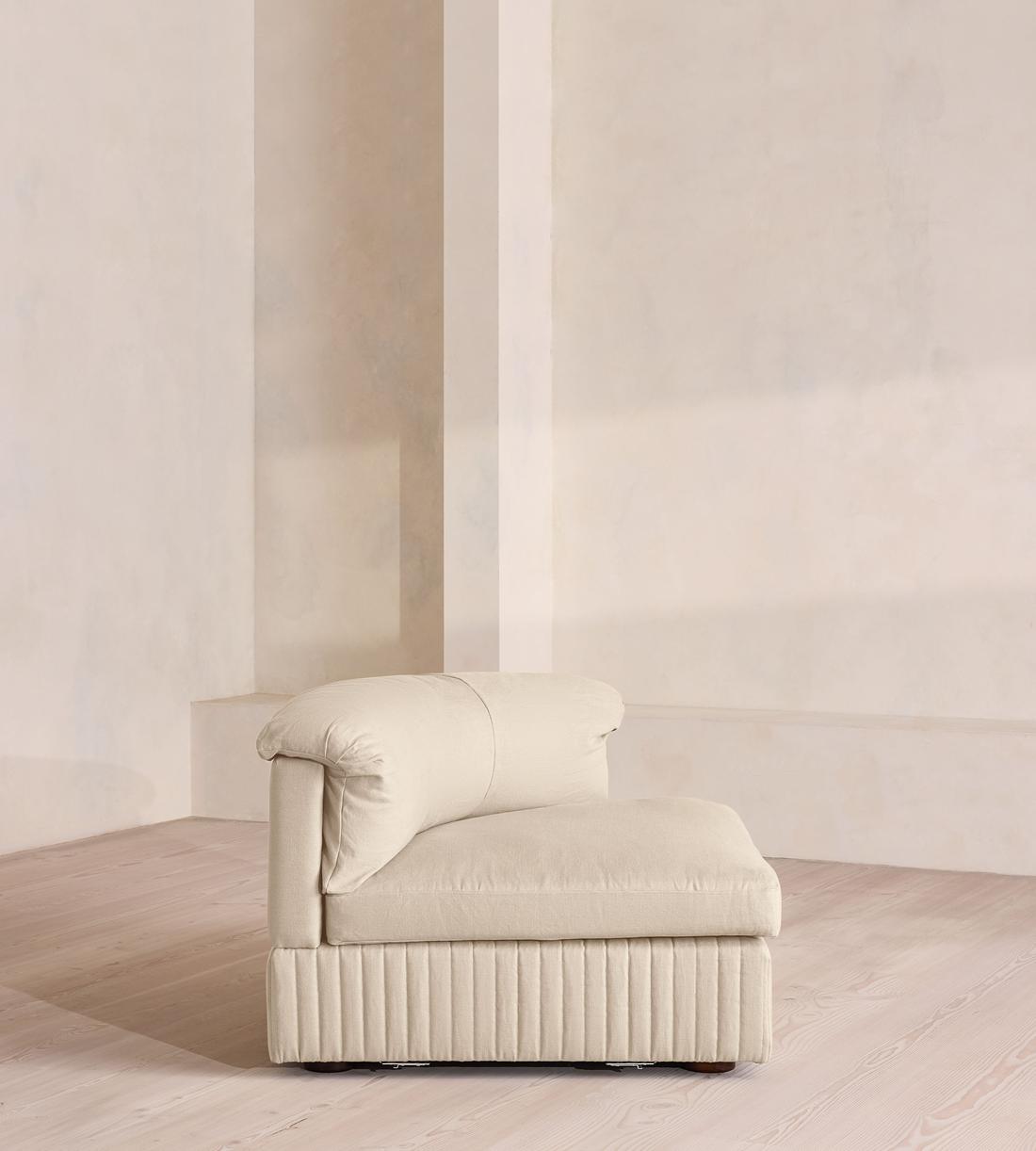 Oona Modular Sofa - Corner Module - Linen - Bisque - UK - Image 3