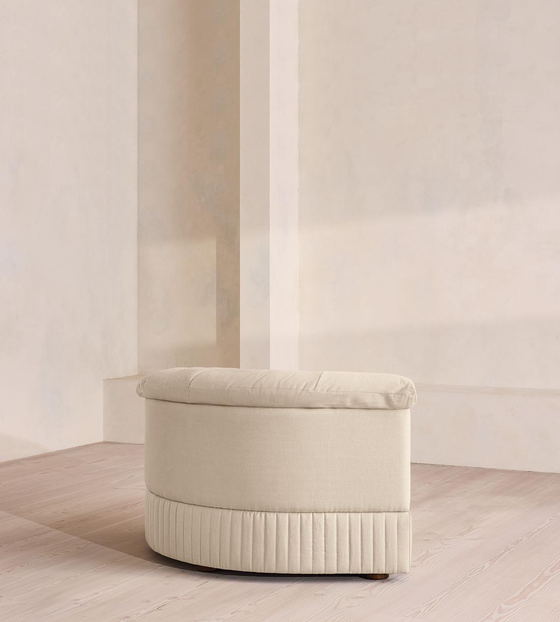 Oona Modular Sofa - Corner Module - Linen - Bisque - UK - Image 4