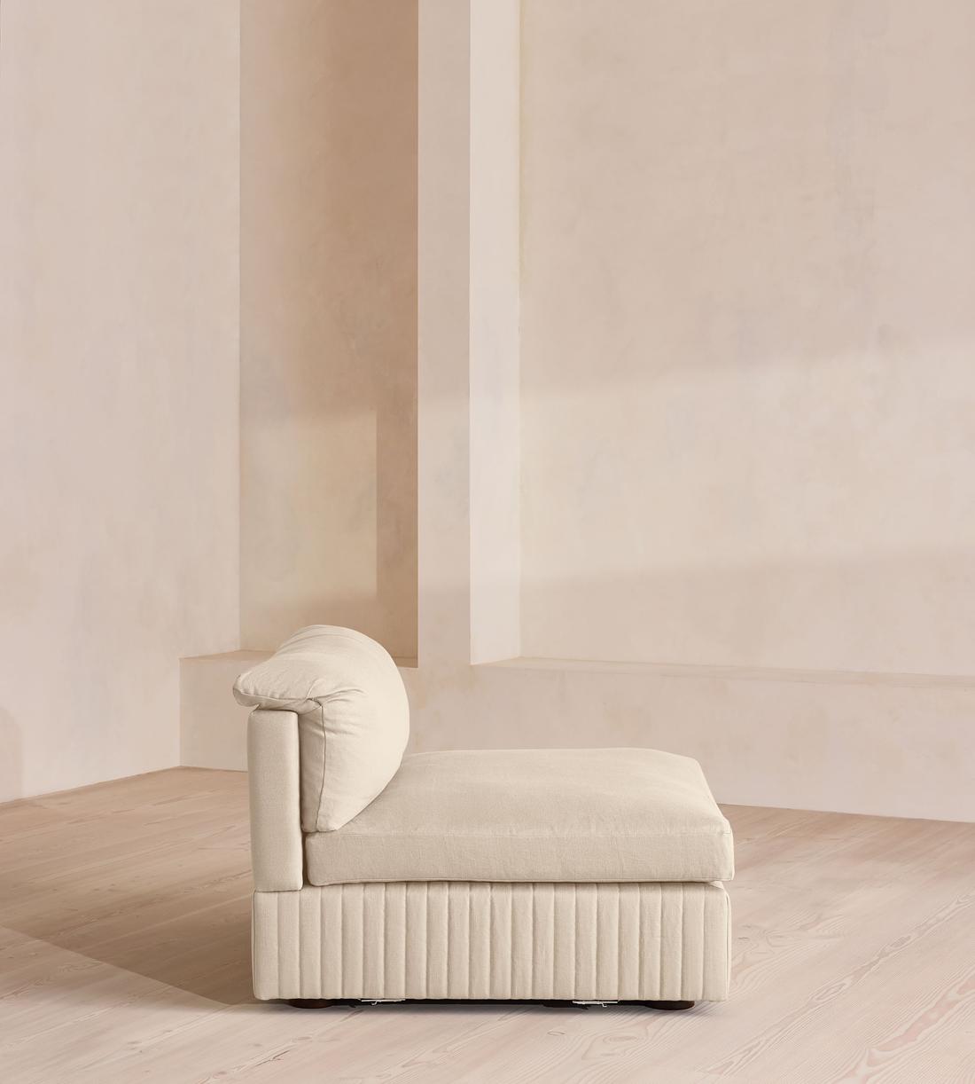 Oona Modular Sofa - Corner Module - Linen - Bisque - UK - Image 6