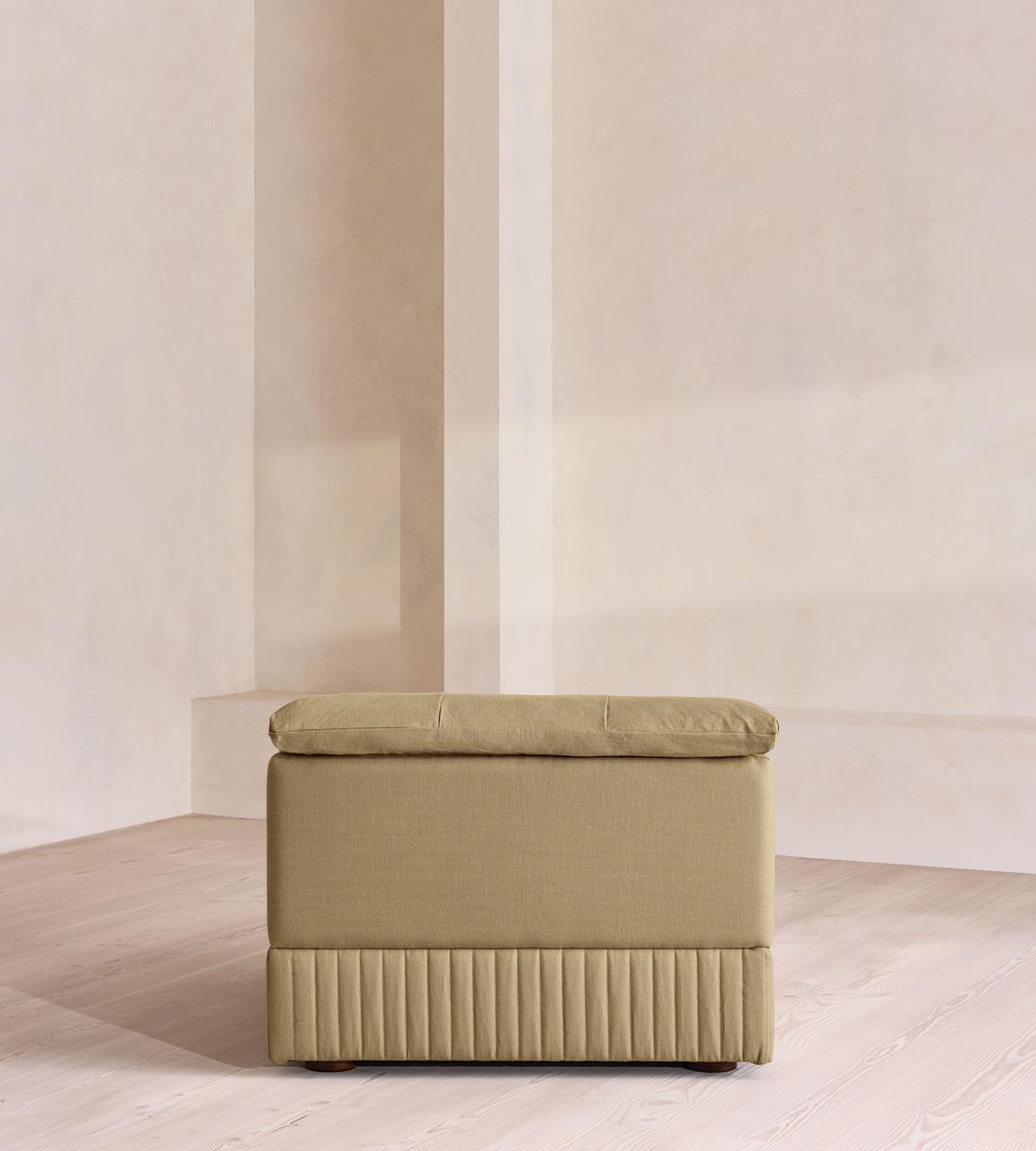 Oona Sectional Sofa - Right Arm Module - Linen - Wheat - US - Image 4