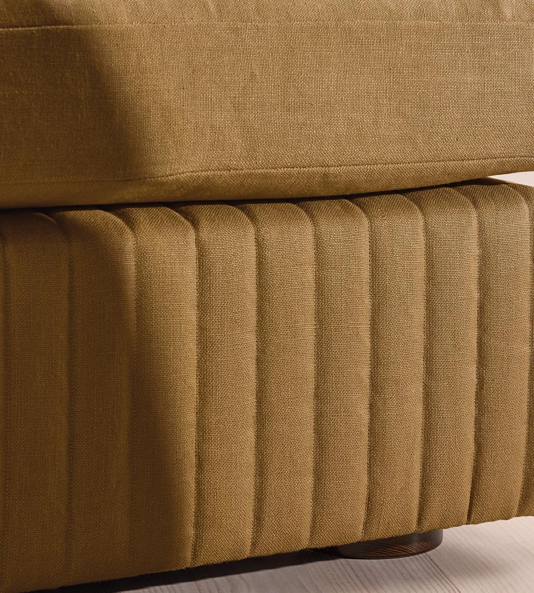 Oona Modular Sofa - Corner Module - Linen - Ochre - UK - Image 5