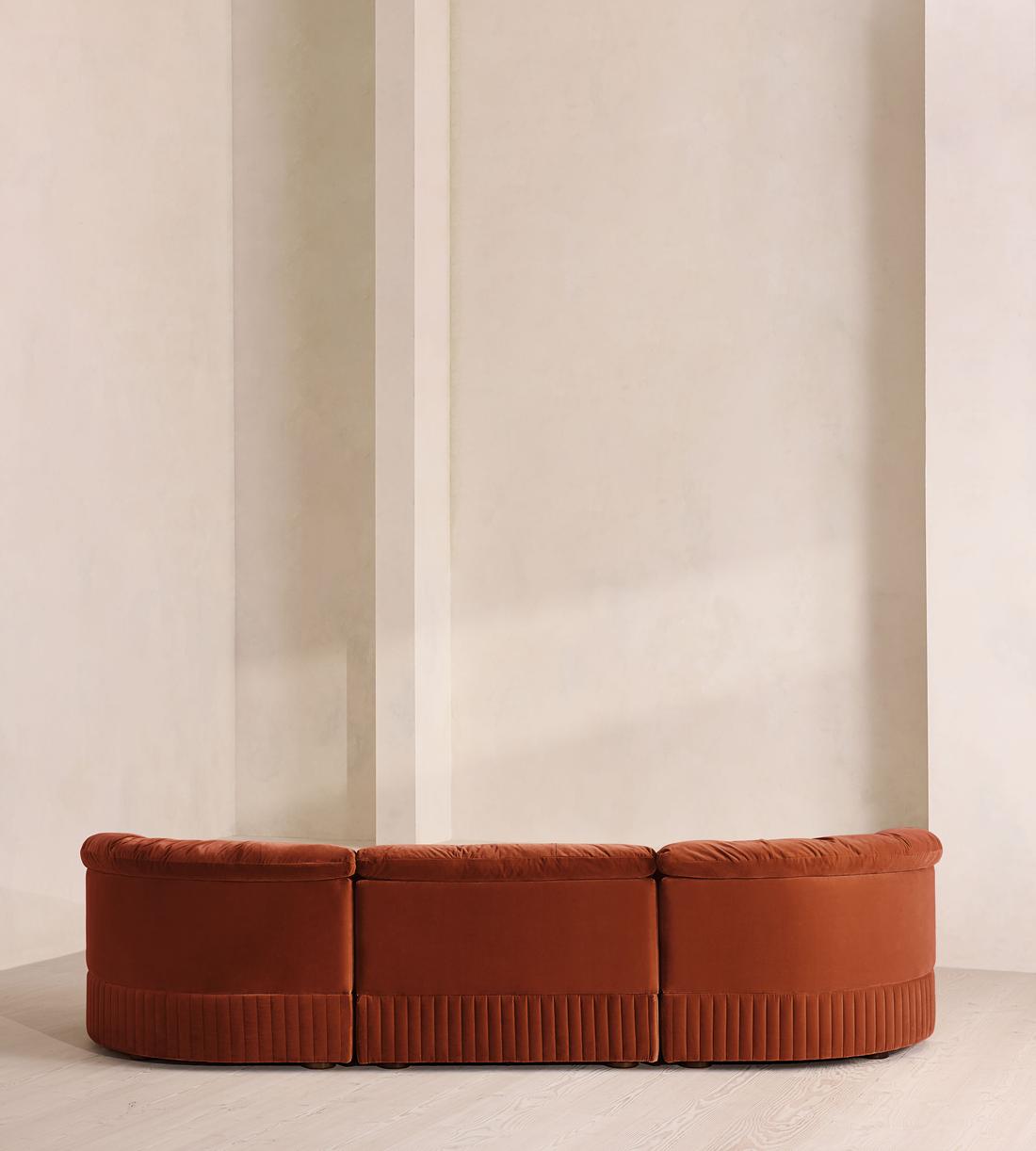 Oona Modular Sofa - Four Seater - Velvet Rust UK - Images - Image 4