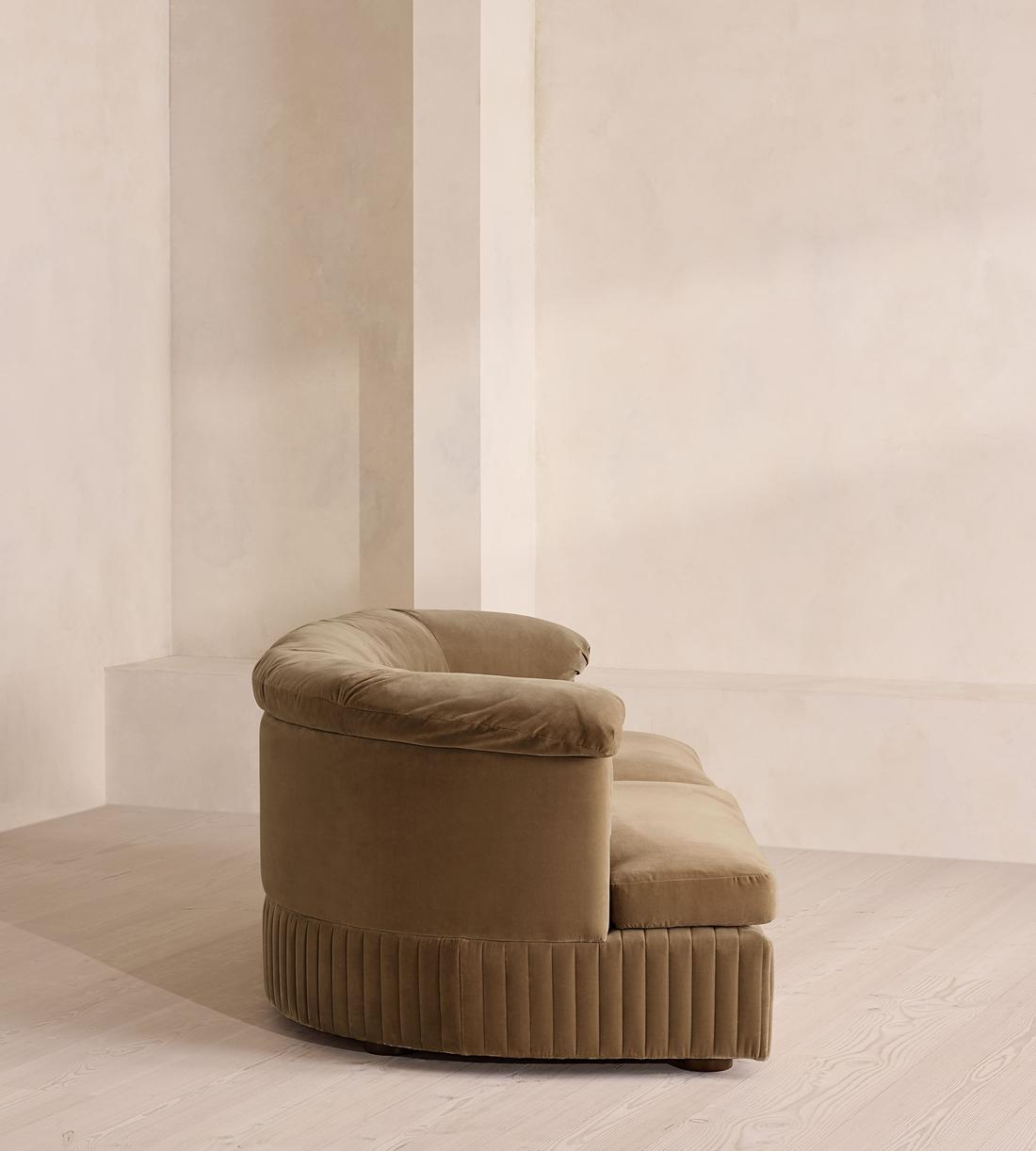 Oona Modular Sofa - Three Seater - Velvet - Truffle - UK - Images - Image 3
