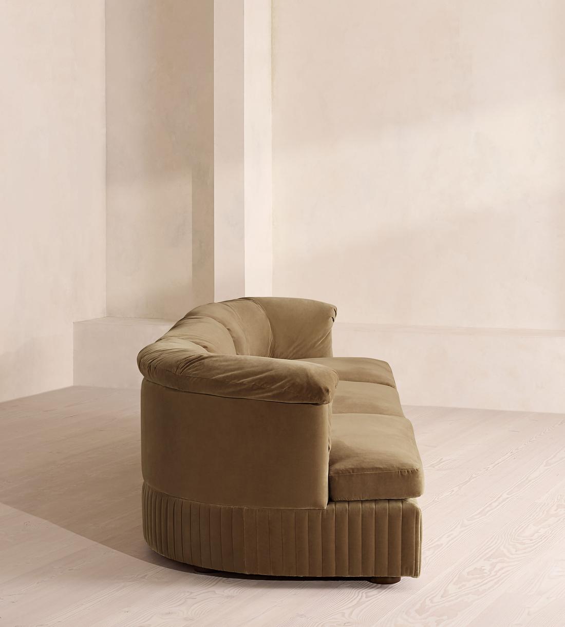 Oona Modular Sofa - Four Seater - Velvet - Truffle - UK - Images - Image 3