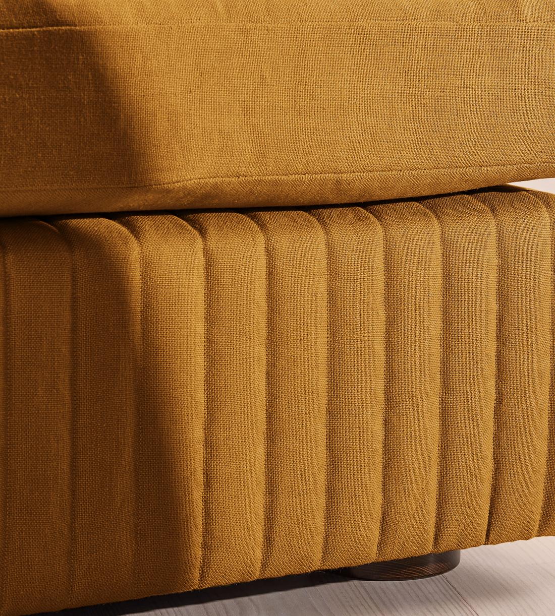 Oona Deep Sit Modular Sofa - Corner Sofa - Linen - Turmeric - UK - Images - Image 5