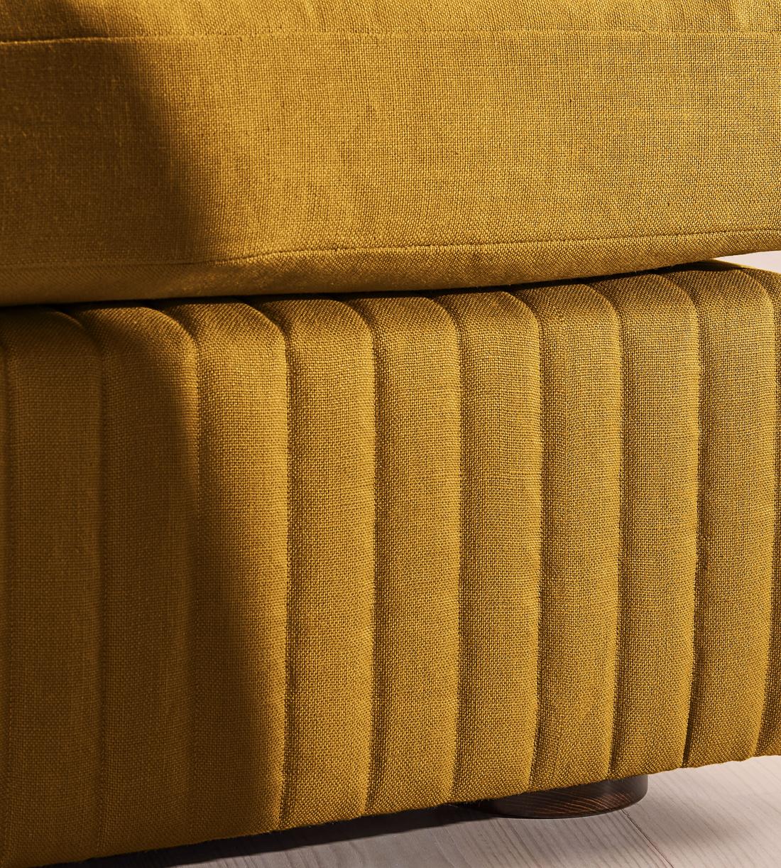 Oona Ottoman - Linen - Turmeric - UK - Images - Image 4