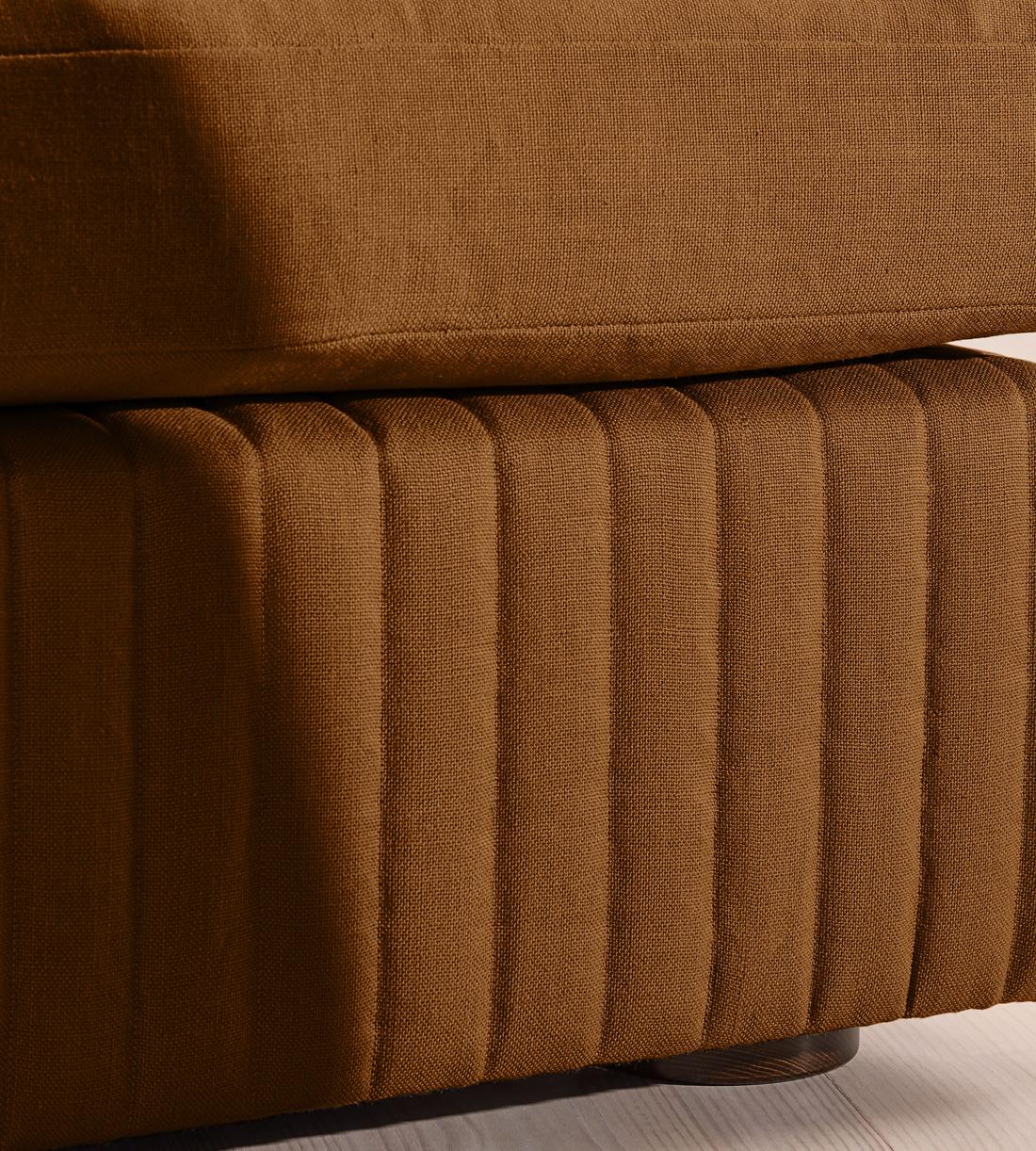 Oona Deep Sit Modular Sofa - Corner Sofa - Linen - Terracotta - UK - Images - Image 5