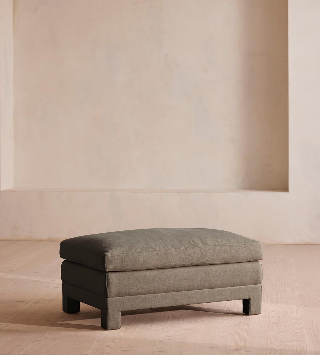 Ashford Ottoman - Linen - Mushroom - Listing - Image 2
