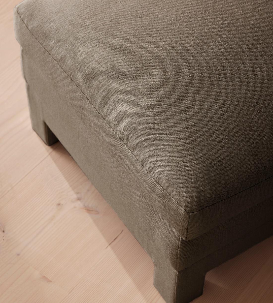 Ashford Ottoman - Linen - Mushroom - Images - Image 3