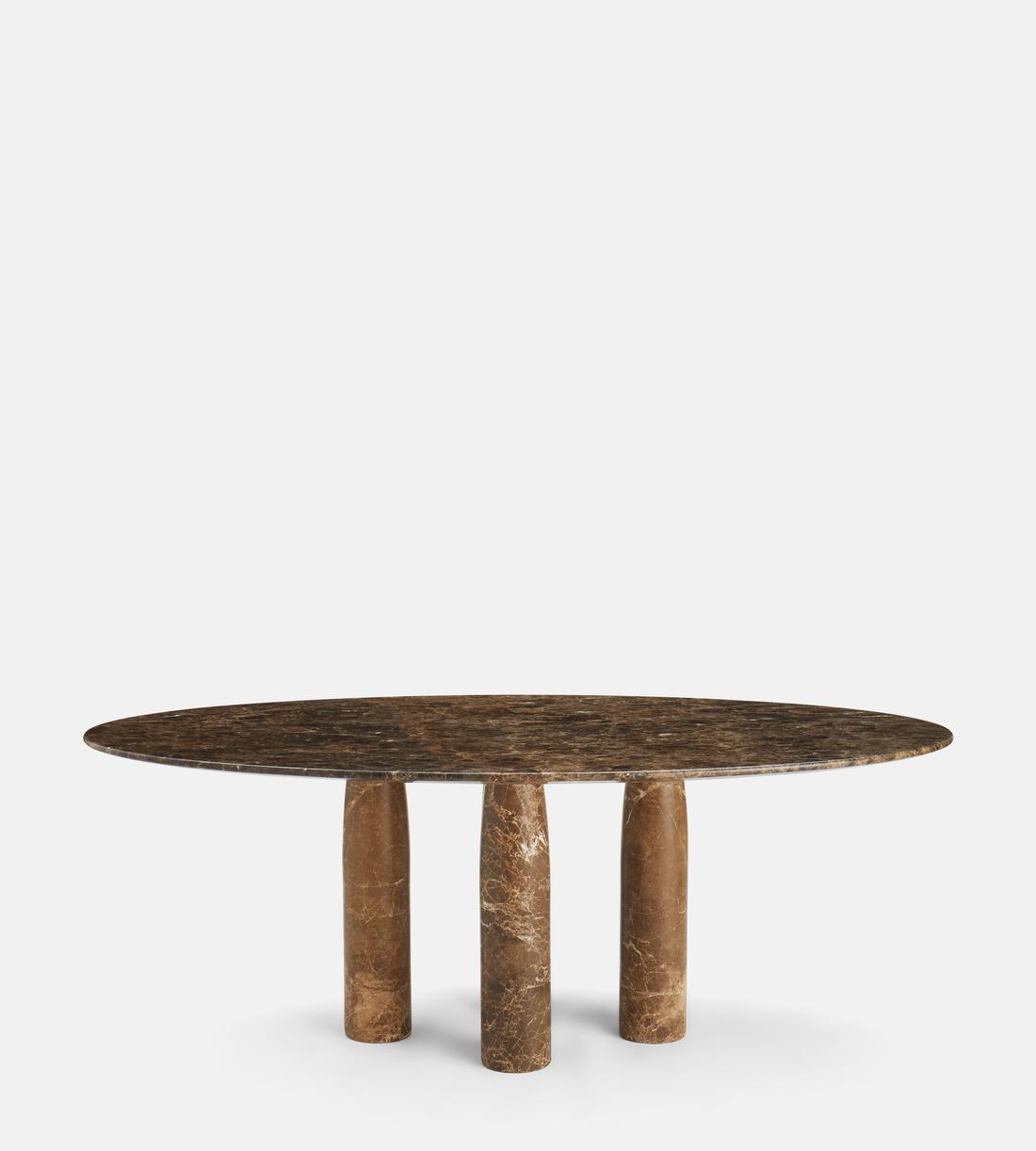 Ilario Dining Table - Dark Emperador Marble - Images - Image 3