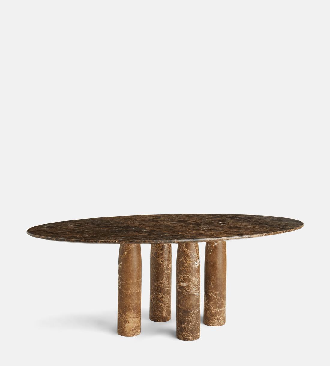 Ilario Dining Table - Dark Emperador Marble - Listing - Image 1
