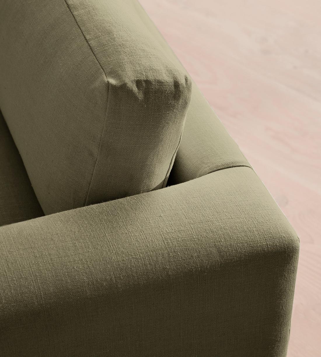 Mossley Corner Sofa - Linen - Sage - US - Images - Image 6