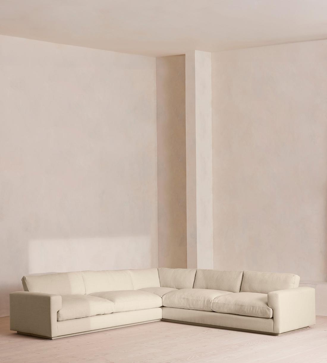 Mossley Corner Sofa - Linen - Bisque - US - Listing - Image 2