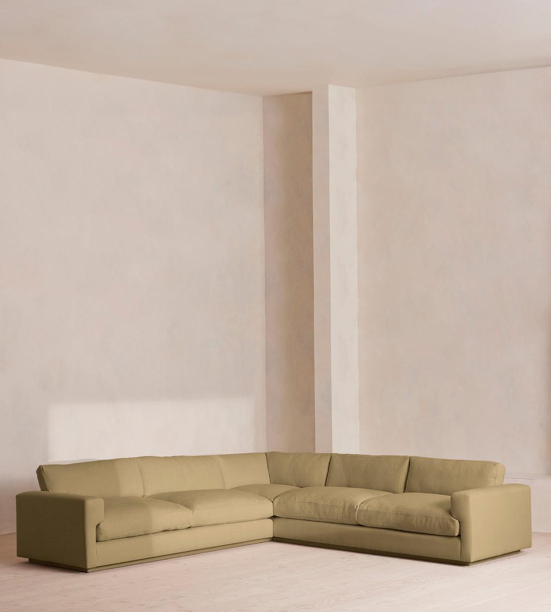 Mossley Corner Sofa - Linen - Wheat - US - Listing - Image 2