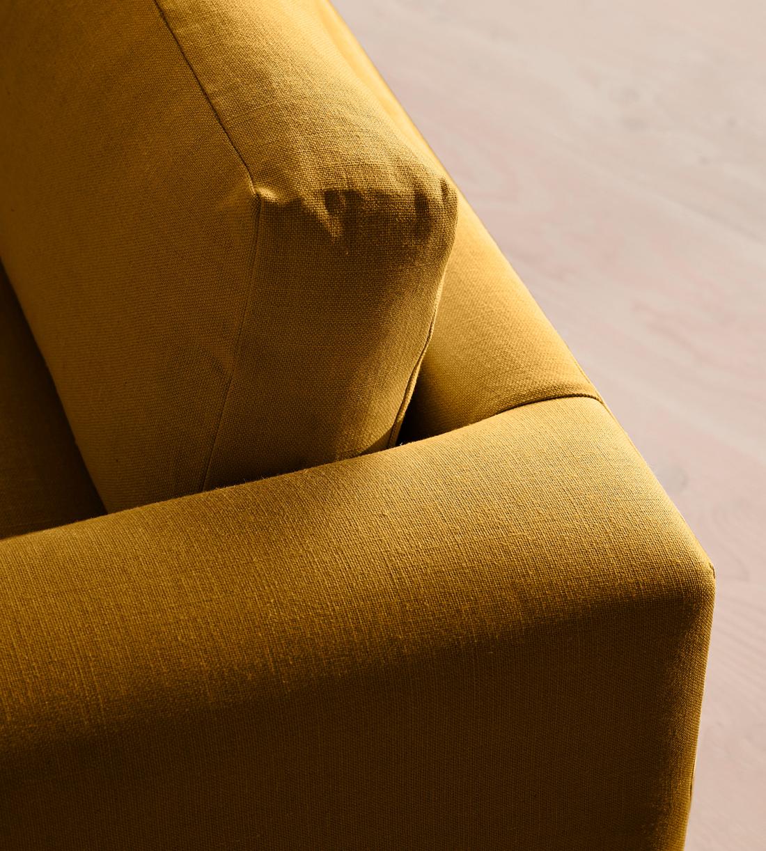 Mossley Corner Sofa - Linen - Turmeric - US - Images - Image 6