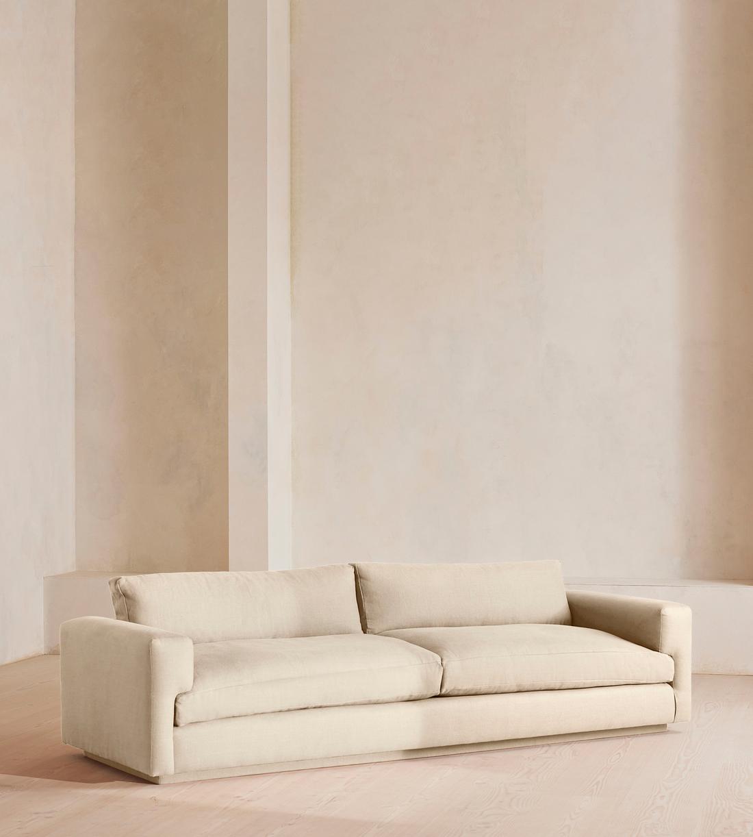 Mossley Four Seater Sofa - Linen - Bisque - Listing - Image 2