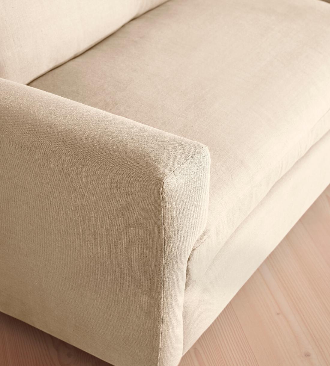 Mossley Four Seater Sofa - Linen - Bisque - Images - Image 5