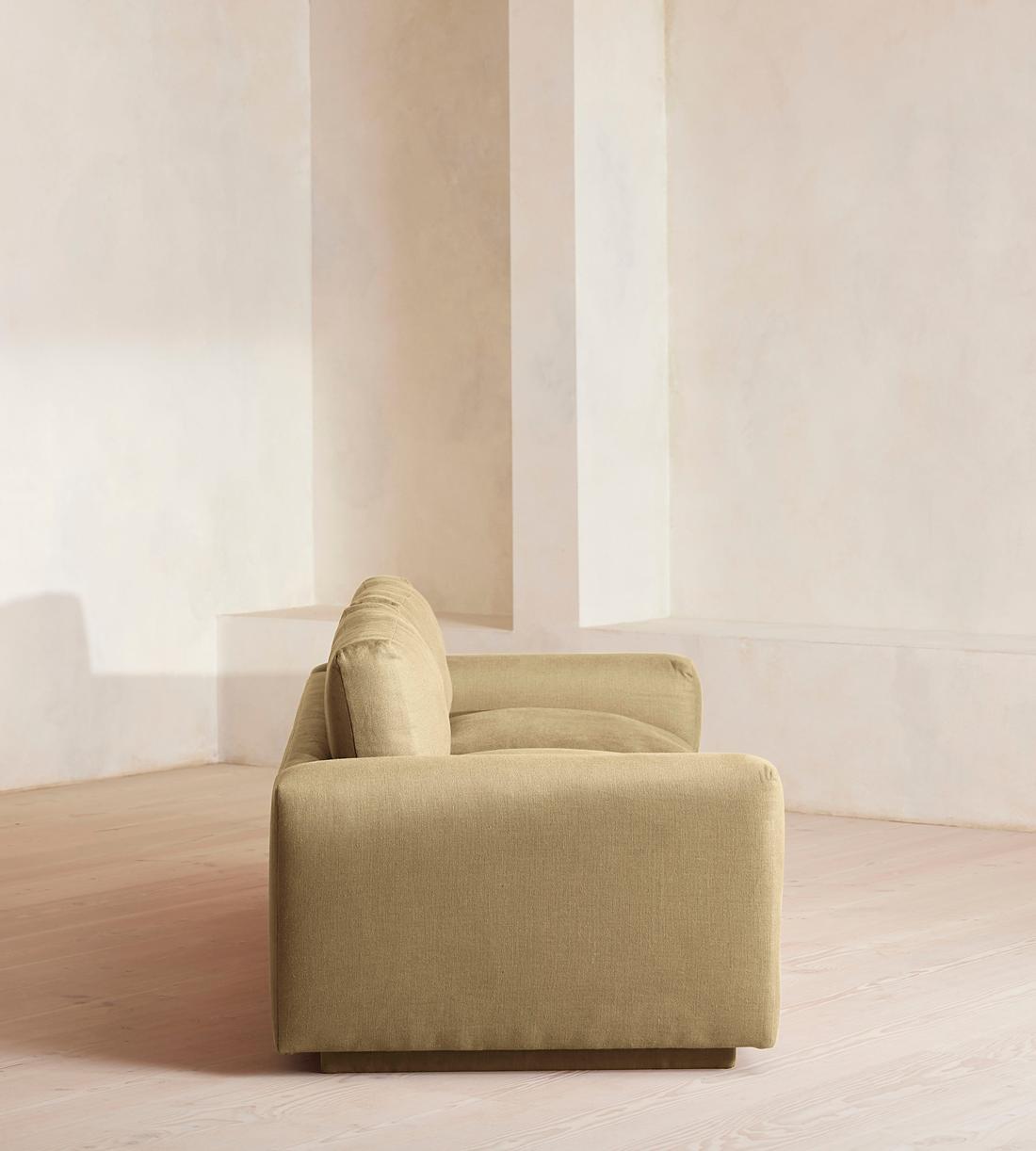 Mossley Three Seater Sofa - Linen - Wheat - US - Images - Image 3
