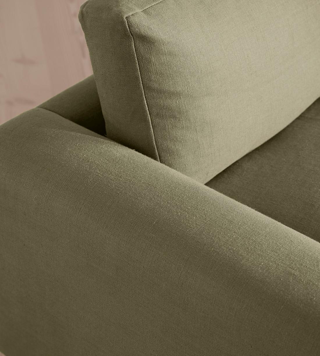Mossley Three Seater Sofa - Linen - Sage - US - Images - Image 5