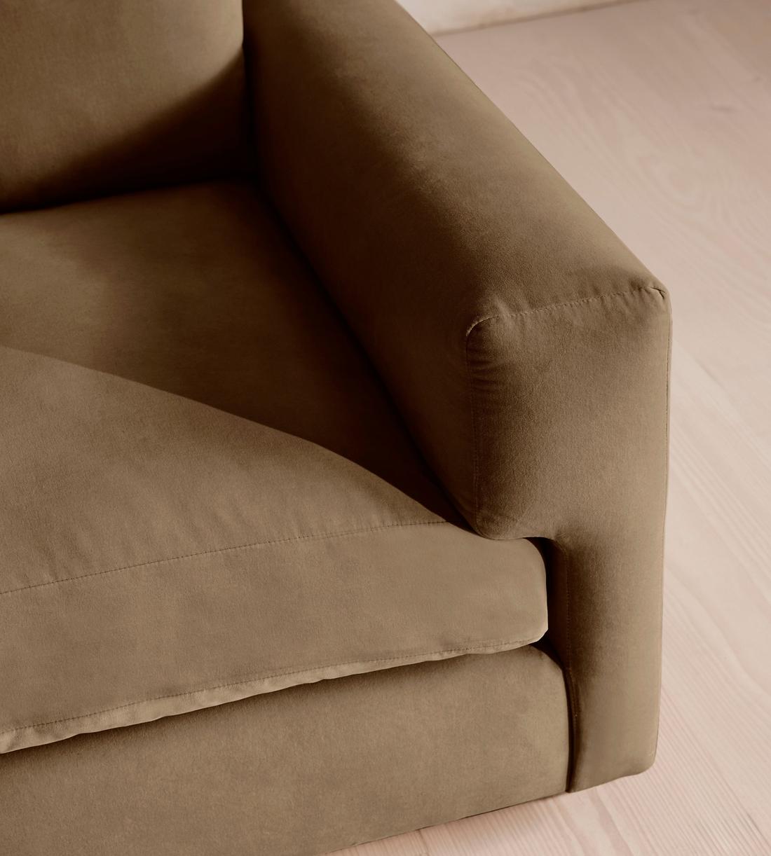 Mossley Corner Sofa - Velvet - Truffle - US - Images - Image 5