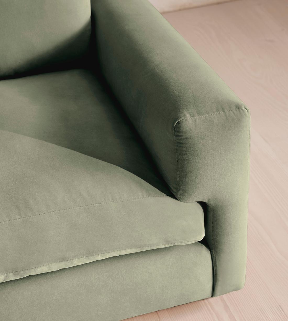 Mossley Corner Sofa - Velvet - Seafoam - US - Images - Image 5