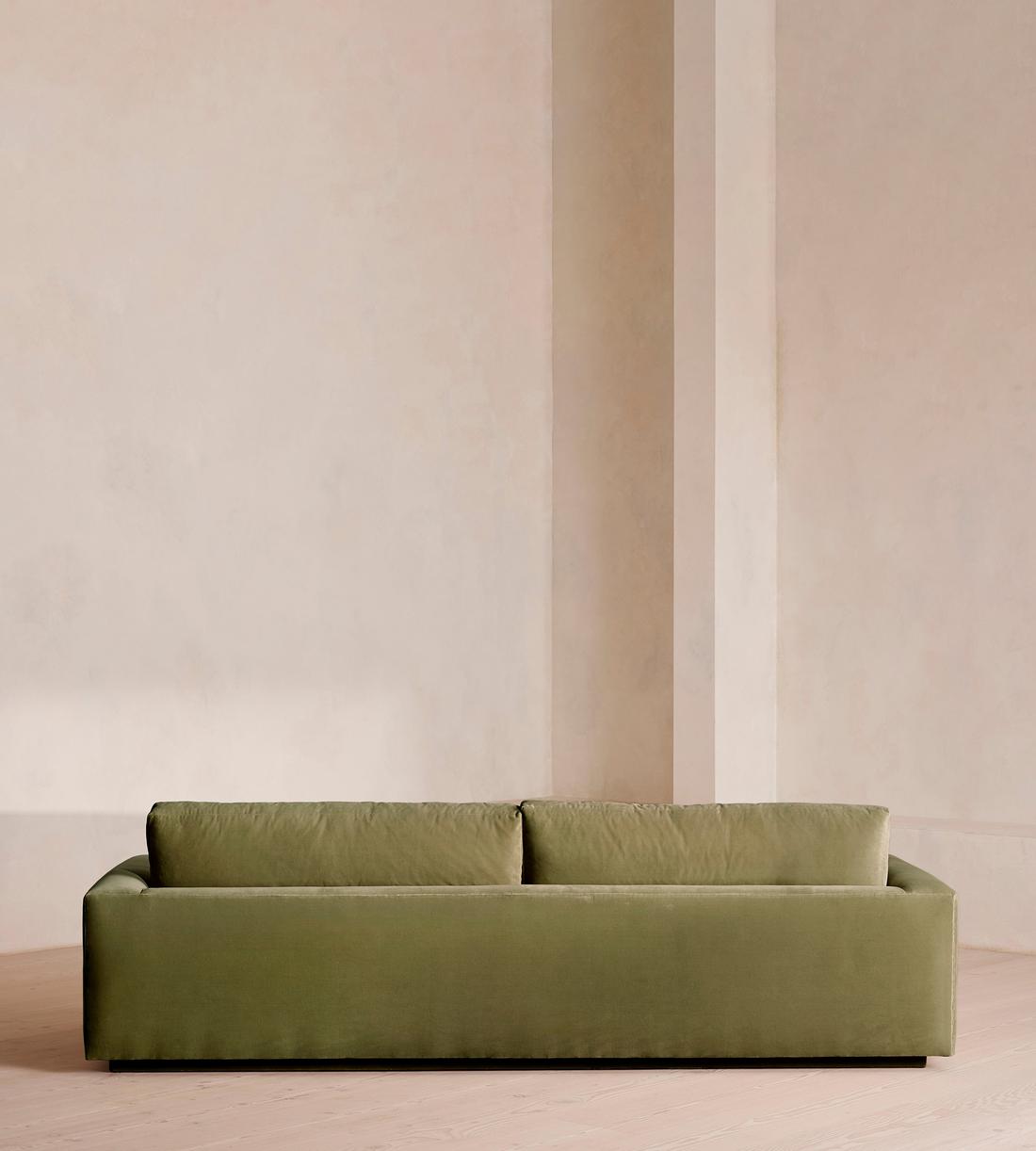 Mossley Four Seater Sofa - Velvet Lichen - Images - Image 4