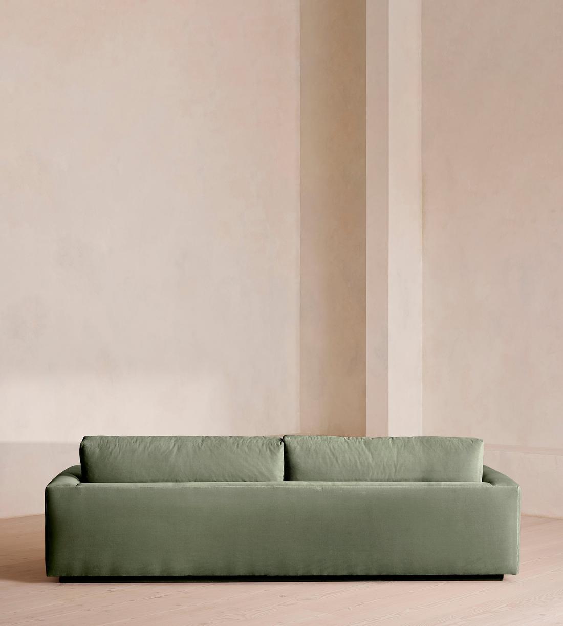 Mossley Four Seater Sofa - Velvet - Seafoam - UK - Images - Image 4