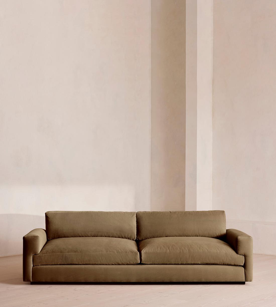 Mossley Four Seater Sofa - Velvet - Truffle - UK - Listing - Image 2