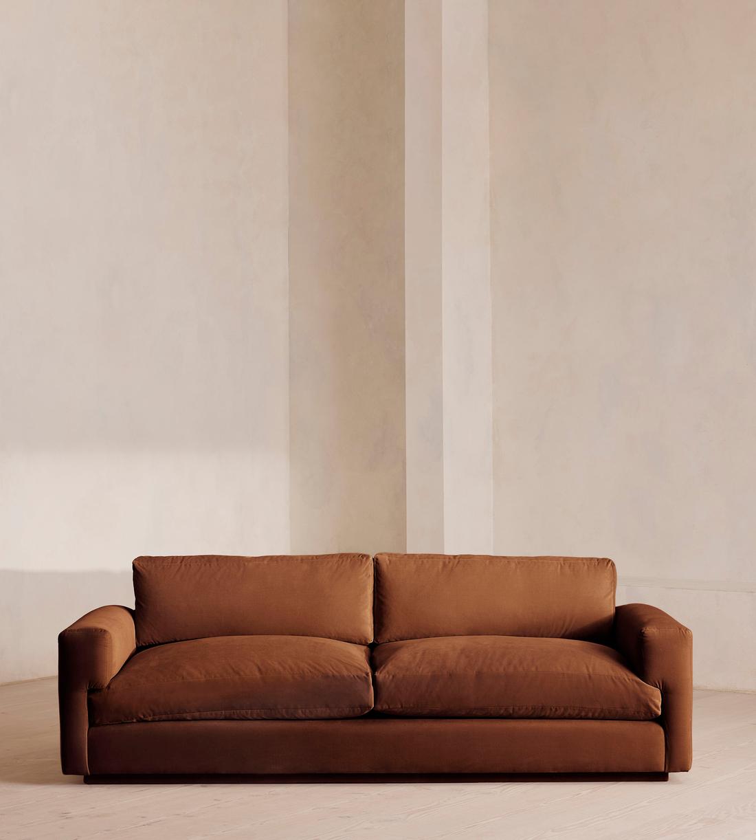 Mossley Three Seater Sofa - Velvet - Cinnamon - US - Listing - Image 2