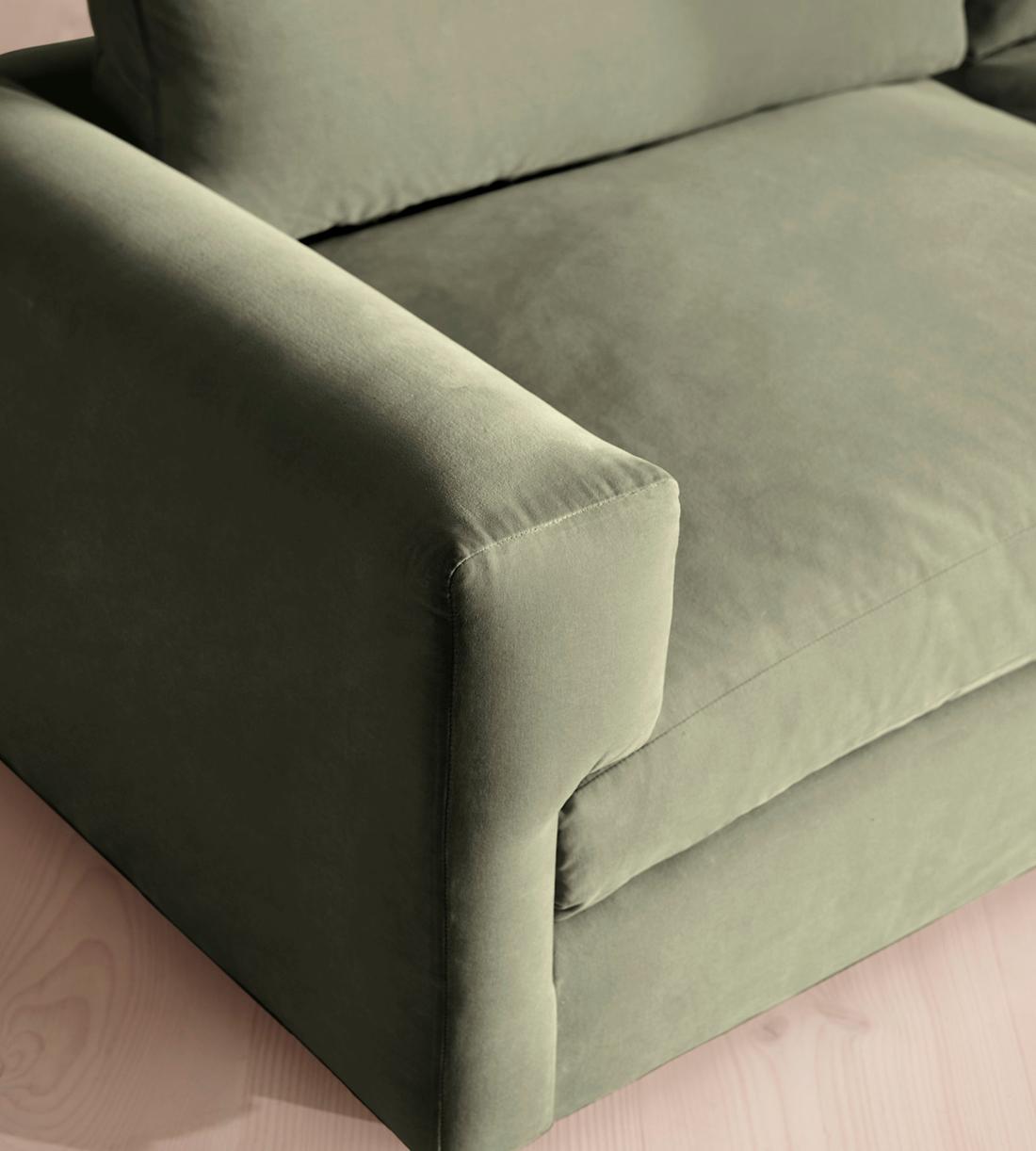 Mossley Three Seater Sofa - Velvet - Seafoam - US - Images - Image 5