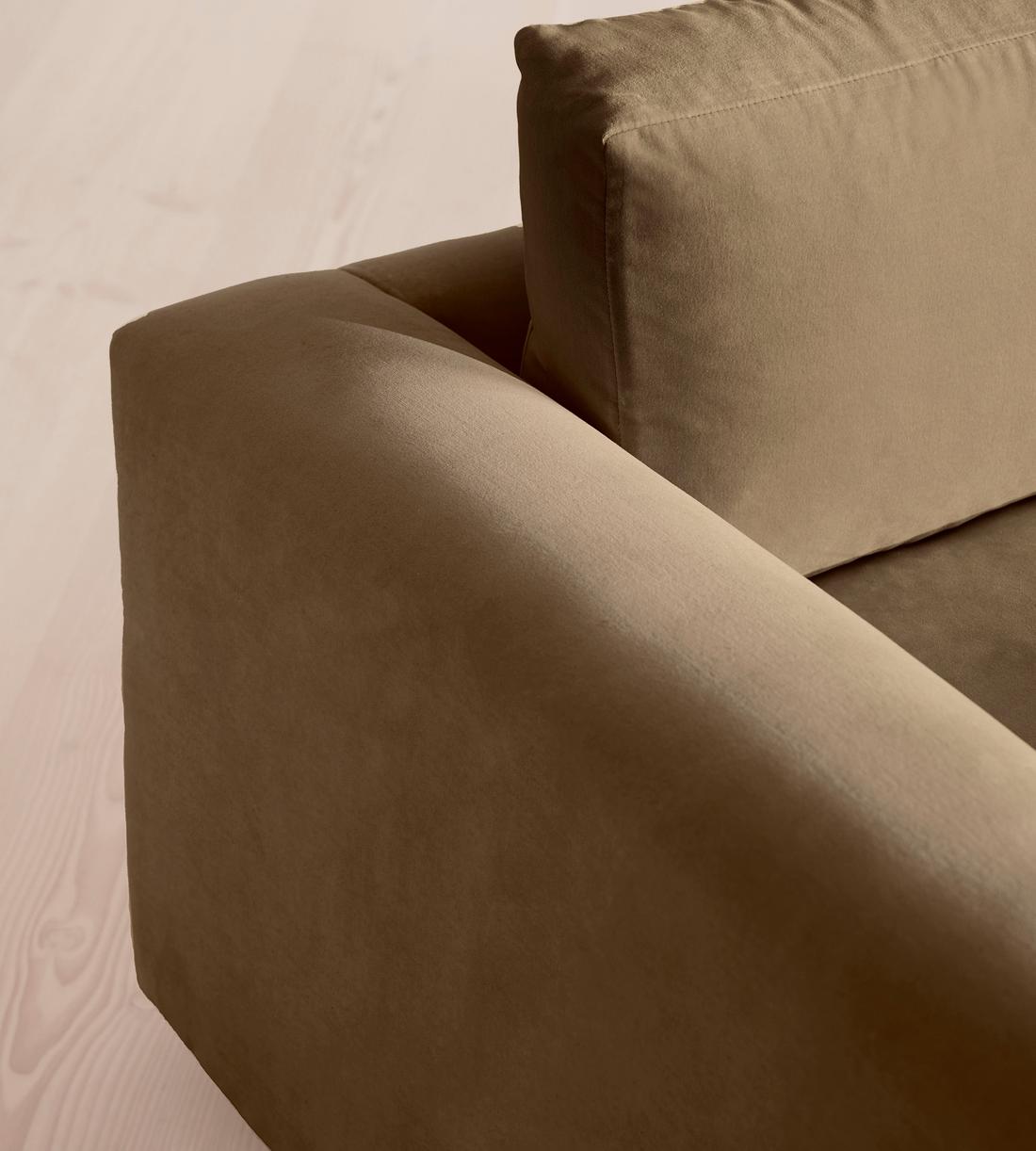 Mossley Three Seater Sofa - Velvet - Truffle - US - Images - Image 6